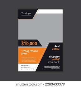 Creative real estate flyer design