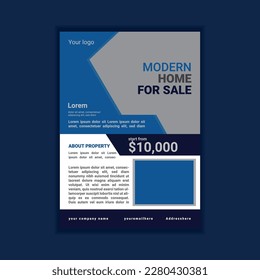 Creative real estate flyer design