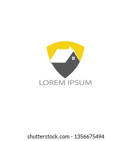 Creative Real Estate logo design. Property and Construction Logo design.  Real estate service, construction, Growth house, arrow up home concept.