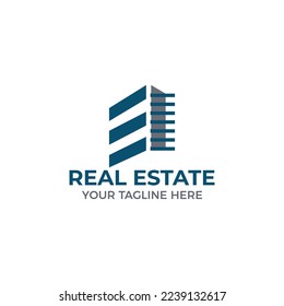 creative real estate logo design vector