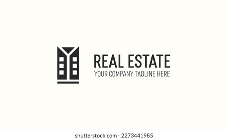 diseño de logotipo inmobiliario creativo
