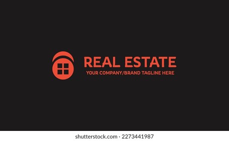 diseño de logotipo inmobiliario creativo