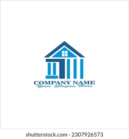 Design für kreatives Real Estate-Logo. Logo-Design des Hauses. Vektorsymbol von Real Estate