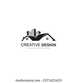 Creative real estate logo design