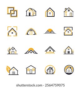 creative real estate logo design 