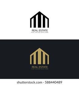 creative real estate logo design concept