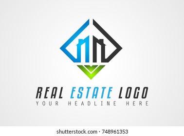 Creative Real Estate Logo design for brand identity, company profile or corporate logos with clean elegant and modern style.
