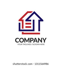 creative Real Estate logo, Property and Construction Logo design Vector