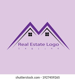 Creative Real estate logo template .