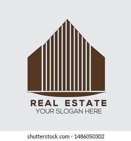 Creative Real estate logo vector graphic element template 