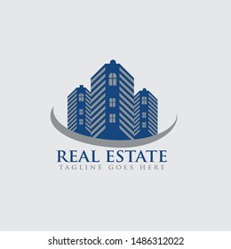 Creative Real estate logo vector graphic element template