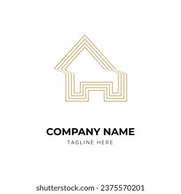 creative real estate or property logo design template