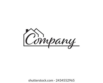 creative real estate property logo design