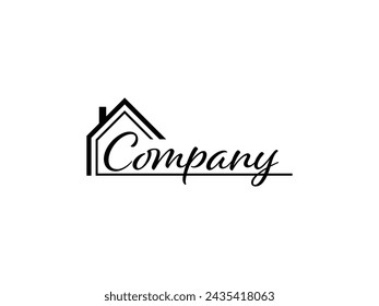 creative real estate property logo design