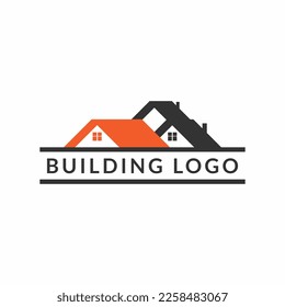 creative real estates sample logo vector illustration