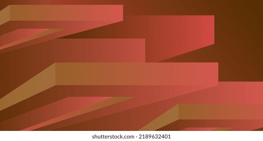 Creative red background for business cards and flyers. Gradient red background. Vector illustration