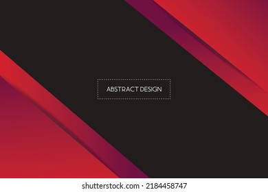 Creative red  background design ror banner, brochure and blanck. Wallpaper design element 