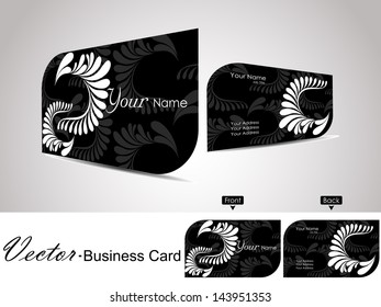 Creative red floral design elements of set.