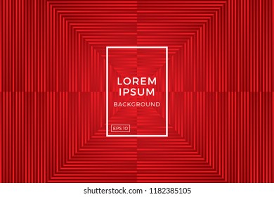 Creative red geometric background. Trendy gradient shapes composition