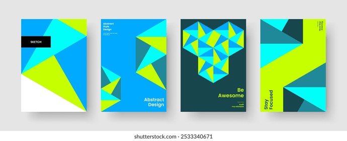 Creative Report Design. Geometric Banner Template. Abstract Background Layout. Flyer. Book Cover. Brochure. Business Presentation. Poster. Journal. Notebook. Advertising. Catalog. Pamphlet