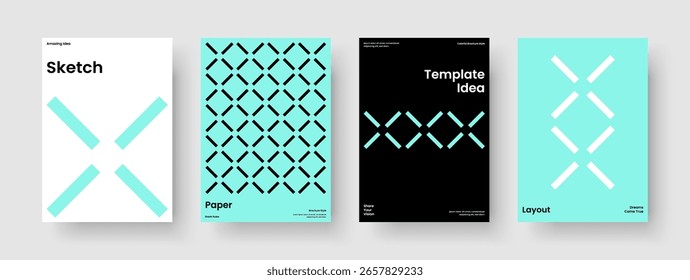 Design Criativo de Relatórios. Layout de banner geométrico. Modelo de Panfleto Abstrato. Apresentação de negócios. Capa de Livro. Histórico. Cartaz. Brochura. Identidade da marca. Panfleto. Catálogo. Diário. Portfólio