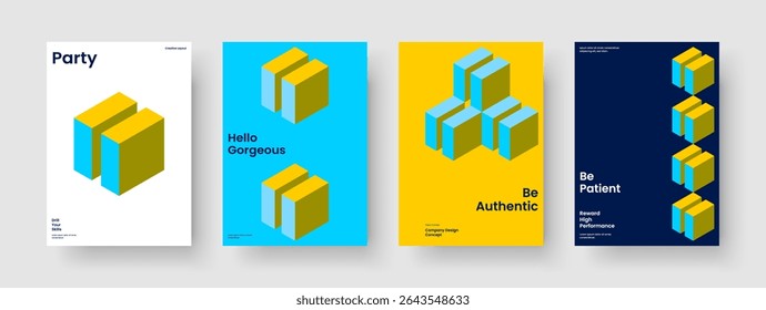 Creative Report Design. Geometric Business Presentation Layout. Abstract Background Template. Banner. Brochure. Book Cover. Poster. Flyer. Portfolio. Catalog. Newsletter. Magazine. Advertising
