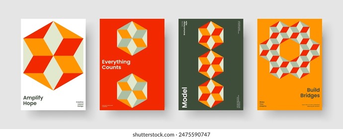 Creative Report Design. Geometric Flyer Layout. Isolated Poster Template. Business Presentation. Banner. Brochure. Book Cover. Background. Pamphlet. Notebook. Newsletter. Handbill. Leaflet