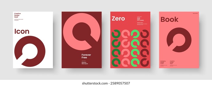 Creative Report Design. Geometric Flyer Layout. Modern Book Cover Template. Business Presentation. Background. Poster. Brochure. Banner. Advertising. Catalog. Newsletter. Brand Identity. Portfolio