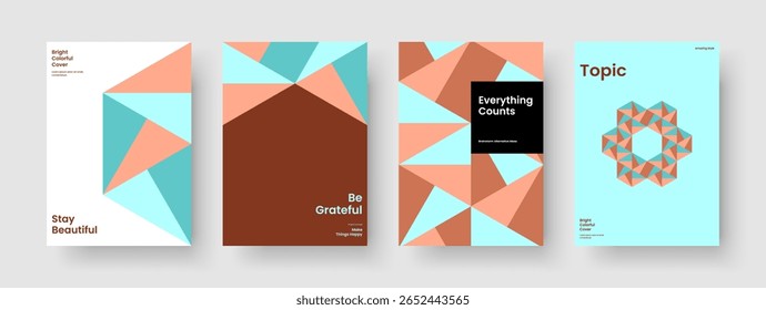 Creative Report Design. Geometric Flyer Layout. Abstract Book Cover Template. Business Presentation. Banner. Brochure. Poster. Background. Newsletter. Notebook. Handbill. Advertising. Portfolio