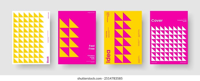 Diseño de Reporte Creativo. Diseño geométrico del cartel. Plantilla de fondo moderno. Presentación de Negocios. Volante. Anuncio. Folleto. Portada de libro. Cartera. Catálogo. Revista. Folleto. Identidad de marca