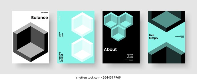 Diseño de Reporte Creativo. Plantilla de póster geométrica. Diseño de portada de libro Abstractas. Folleto. Antecedentes. Presentación de Negocios. Volante. Anuncio. Cuaderno. Catálogo. Panfleto. Folleto. Publicidad