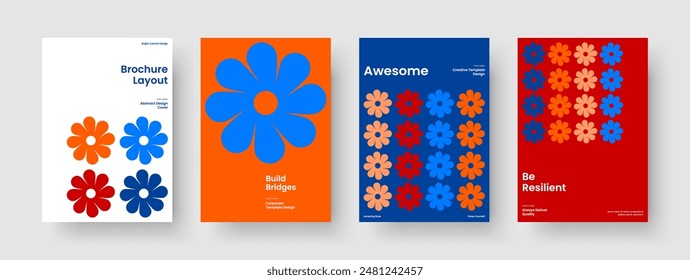 Creative Report Design. Isolated Business Presentation Layout. Geometric Book Cover Template. Background. Flyer. Poster. Banner. Brochure. Leaflet. Handbill. Brand Identity. Magazine. Notebook