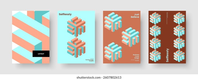 Creative Report Design. Isolated Business Presentation Layout. Geometric Poster Template. Background. Flyer. Brochure. Book Cover. Banner. Catalog. Newsletter. Advertising. Pamphlet. Brand Identity