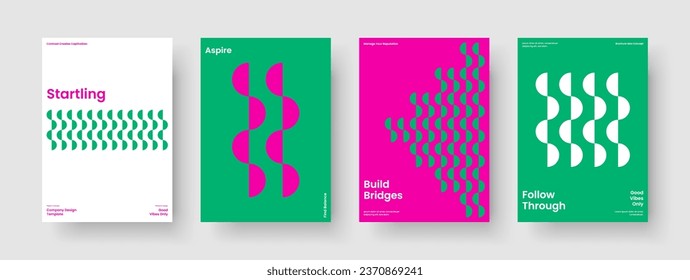 Kreatives Berichtsdesign. Modernes Buchdeckerlayout. Vorlage für geometrische Broschüren. Banner. Flyer. Poster. Geschäftsvorführung. Hintergrund. Journal. Katalog. Magazin. Handbrief. Notebook. Portfolio