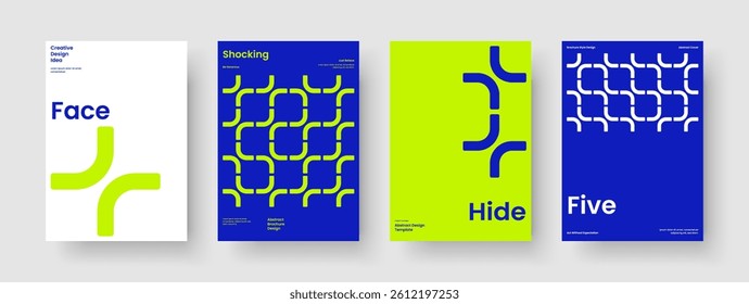 Creative Report Layout. Abstract Brochure Design. Geometric Poster Template. Banner. Background. Business Presentation. Book Cover. Flyer. Catalog. Journal. Magazine. Notebook. Newsletter