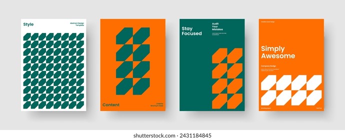 Diseño de informe creativo. Plantilla de presentación empresarial abstracta. Diseño de folleto moderno. Portada del libro. Cartel. Pancarta. Antecedentes. Volante. Catálogo. Handbill. Cuaderno. Revista. Identidad de marca