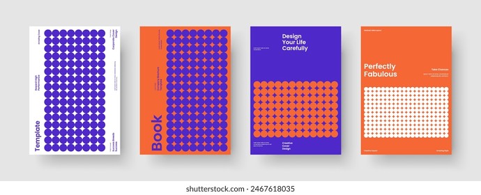 Diseño de informe creativo. Plantilla de Anuncio geométrico. Diseño de fondo aislado. Portada del libro. Cartel. Folleto. Presentación empresarial. Volante. Identidad de marca. Boletín informativo. Cartera. Folleto. Portátil