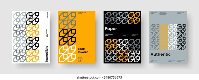 Creative Report Layout. Geometric Banner Design. Isolated Book Cover Template. Background. Business Presentation. Poster. Flyer. Brochure. Journal. Leaflet. Magazine. Catalog. Handbill. Advertising