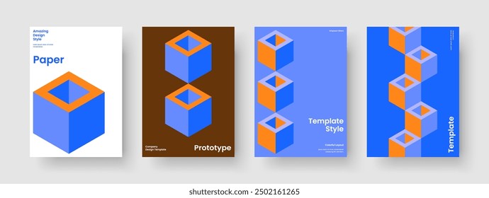 Creative Report Layout. Geometric Business Presentation Design. Abstract Background Template. Banner. Book Cover. Brochure. Flyer. Poster. Newsletter. Leaflet. Pamphlet. Notebook. Journal. Magazine