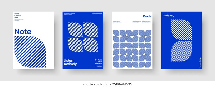 Creative Report Layout. Geometric Poster Design. Modern Book Cover Template. Brochure. Business Presentation. Banner. Flyer. Background. Catalog. Journal. Magazine. Portfolio. Pamphlet