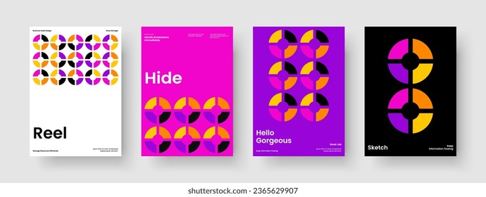 Diseño de informe creativo. Plantilla de presentación comercial aislada. Diseño de afiches geométricos. Volante. Folleto. Portada del libro. Antecedentes. Cartel. Catálogo. Billete. Folleto. Revista. Diario. Folleto