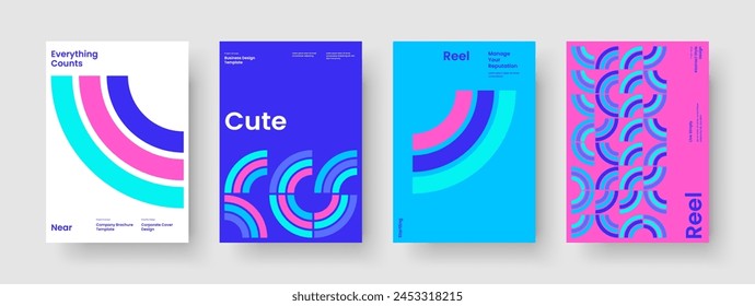 Creative Report Layout. Isolated Business Presentation Design. Geometric Background Template. Poster. Flyer. Book Cover. Banner. Brochure. Handbill. Journal. Pamphlet. Leaflet. Catalog