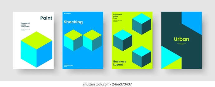Creative Report Layout. Modern Brochure Design. Geometric Banner Template. Poster. Background. Flyer. Business Presentation. Book Cover. Journal. Notebook. Pamphlet. Catalog. Brand Identity