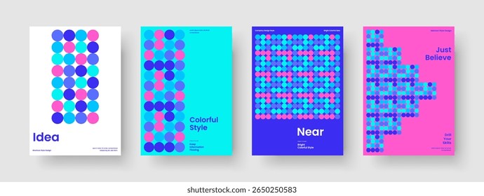 Modelo de relatório criativo. Layout do folheto abstrato. Design de plano de fundo isolado. Faixa. Apresentação de negócios. Capa de Livro. Cartaz. Brochura. Boletim informativo. Revista. Conhecimento manual. Notebook. Portfólio