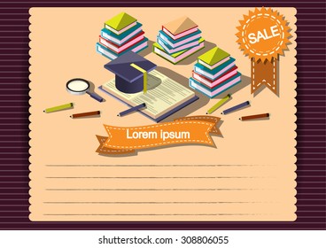 Creative Report Template Fl yer Brochure Vector Paper Design Template for info graphics and banners concept vector illustration