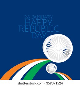creative republic day of India concept vector 
