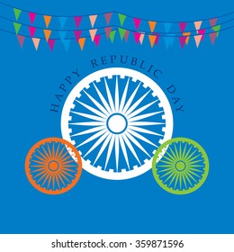 creative republic day of India concept vector 