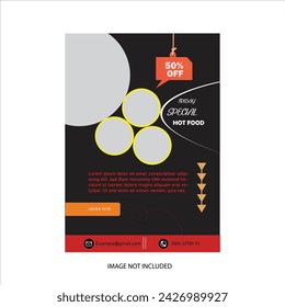 Plantilla de diseño de volante de restaurante creativo 