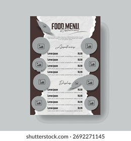 Creative Restaurant Food Menu Template