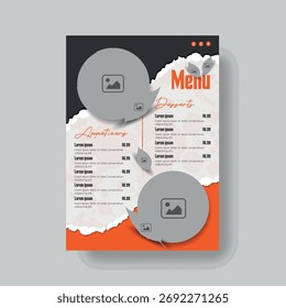 Creative Restaurant Food Menu Template